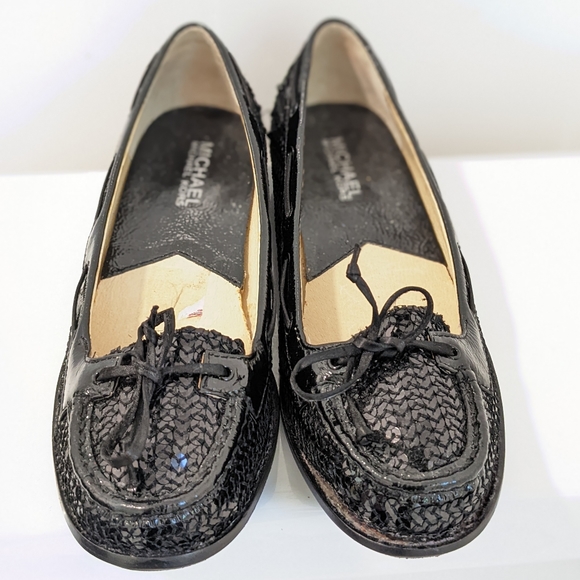 Michael kors leather and sequin loafers - Picture 12 of 16